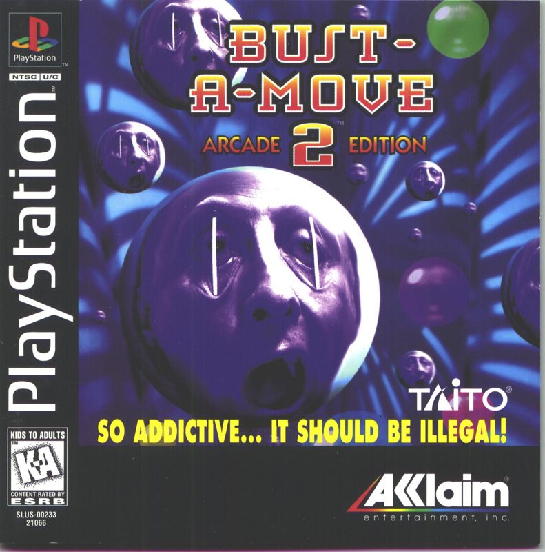 Front Cover for Bust-A-Move Again (PlayStation)