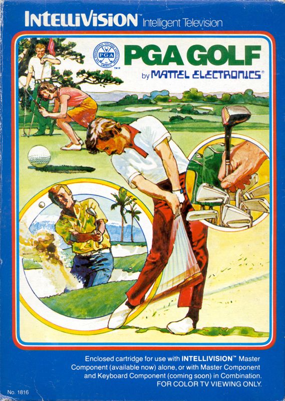 Front Cover for PGA Golf (Intellivision)