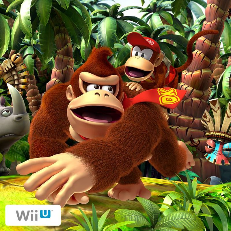 Front Cover for Donkey Kong Country Returns (Wii U) (My Nintendo reward)