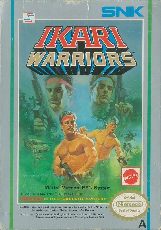 Front Cover for Ikari Warriors (NES)