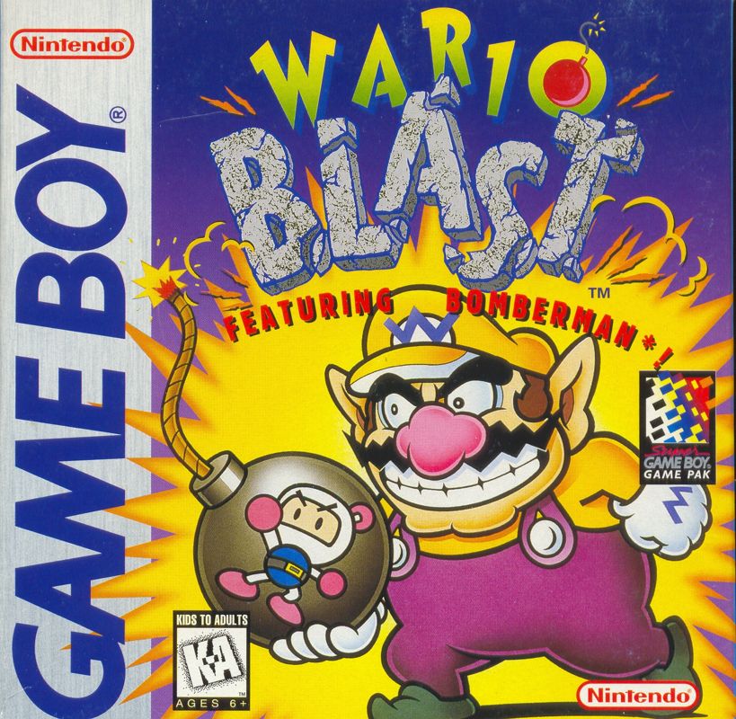 Front Cover for Wario Blast featuring Bomberman! (Game Boy)