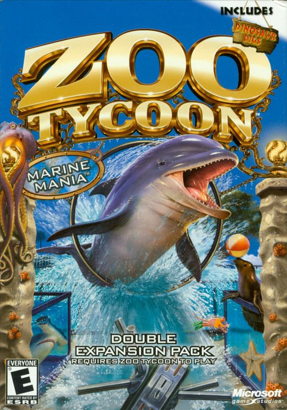 Front Cover for Zoo Tycoon: Marine Mania (Windows)