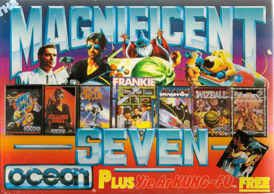 Front Cover for The Magnificent Seven (Commodore 64)