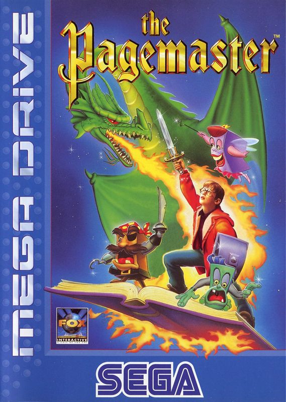 Front Cover for The Pagemaster (Genesis)