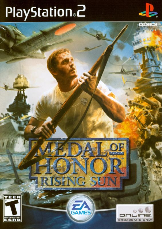 Front Cover for Medal of Honor: Rising Sun (PlayStation 2)