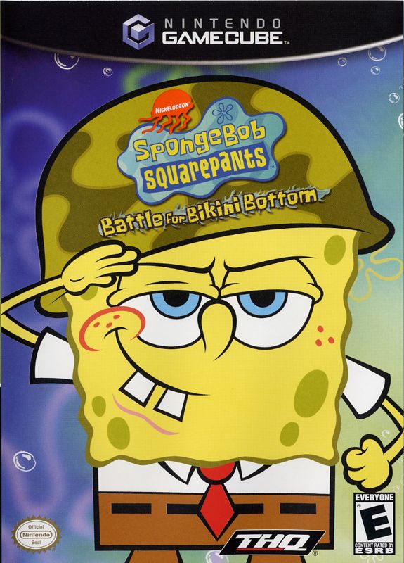 Front Cover for SpongeBob SquarePants: Battle for Bikini Bottom (GameCube)