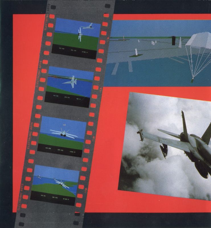 Inside Cover for F/A-18 Interceptor (Amiga)