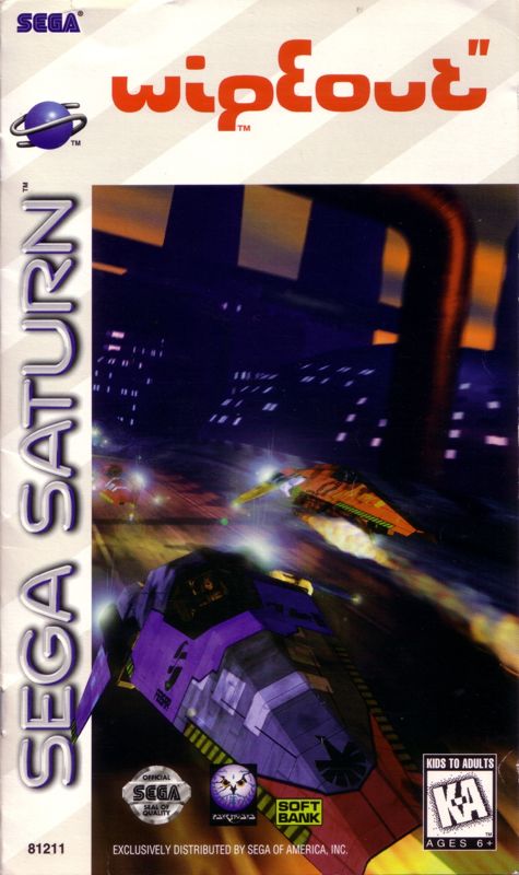 Front Cover for WipEout (SEGA Saturn)