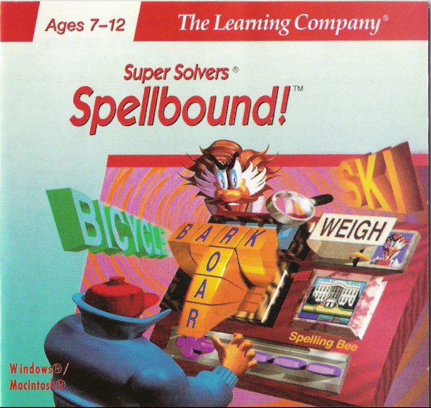 Front Cover for Super Solvers: Spellbound! (Macintosh and Windows and Windows 3.x)