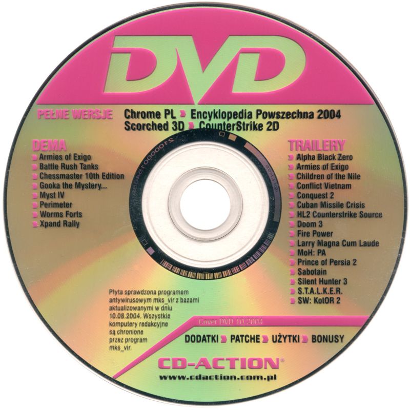 Media for Chrome (Windows) (CD-Action #104 (10/2004) covermount (DVD version))
