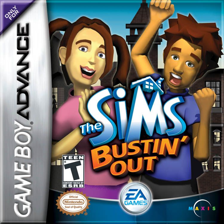 Front Cover for The Sims: Bustin' Out (Game Boy Advance)