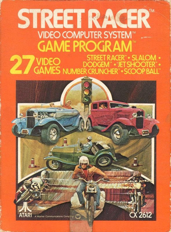 Front Cover for Street Racer (Atari 2600)