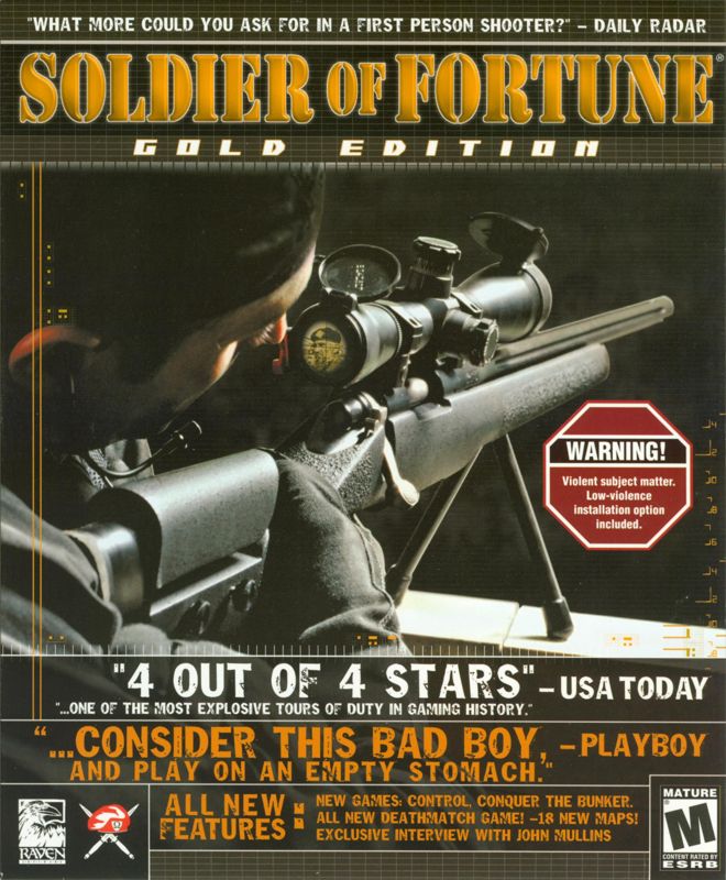 Front Cover for Soldier of Fortune: Gold Edition (Windows)