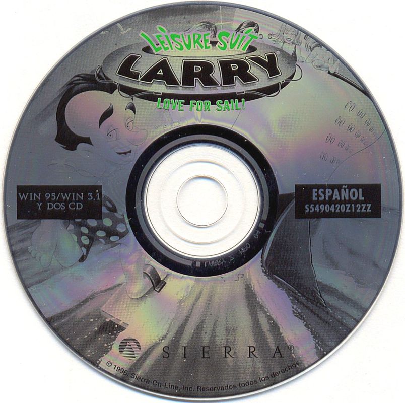 Media for Leisure Suit Larry: Love for Sail! (DOS and Windows and Windows 3.x)