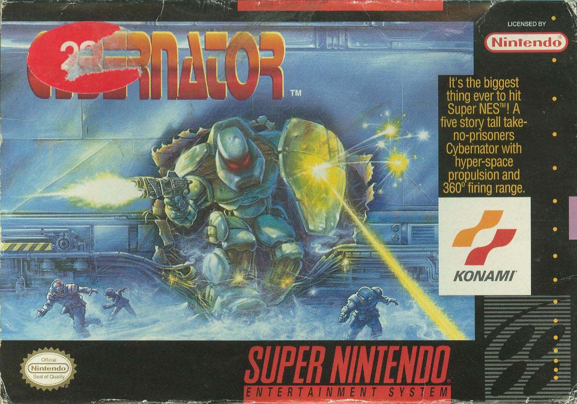 Front Cover for Cybernator (SNES)