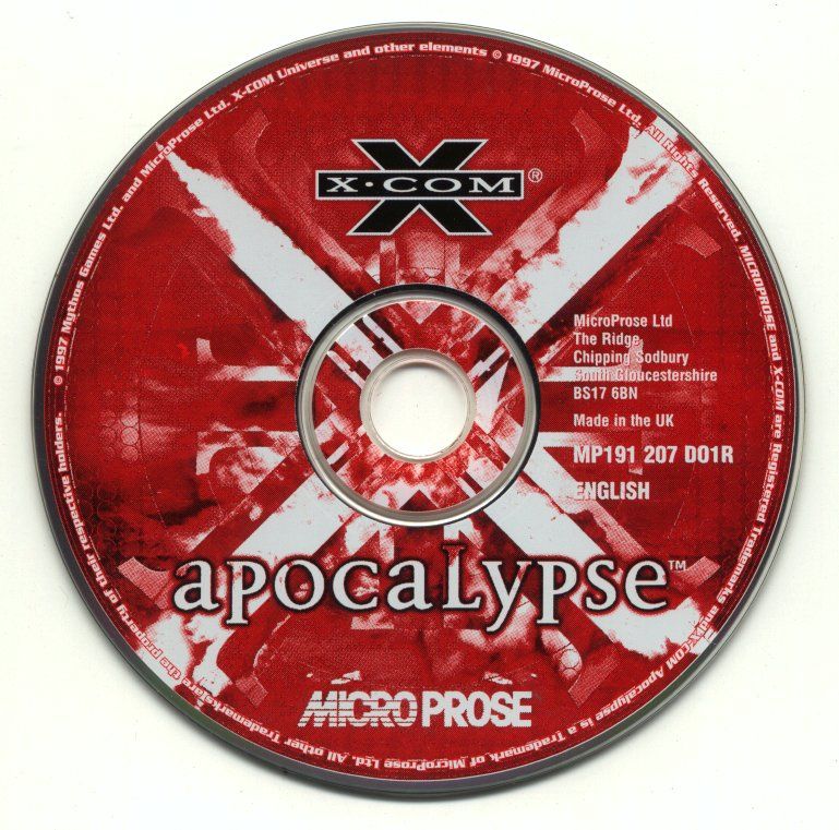 Media for X-COM: Apocalypse (DOS)