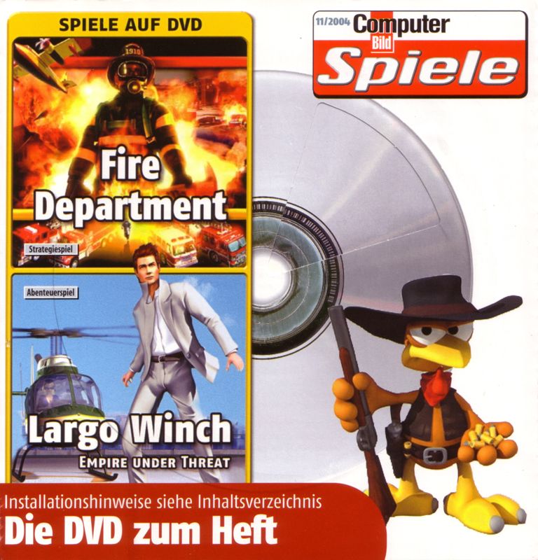 Front Cover for Largo Winch: Empire Under Threat (Windows) (Computer Bild Spiele 11/2004 covermount)