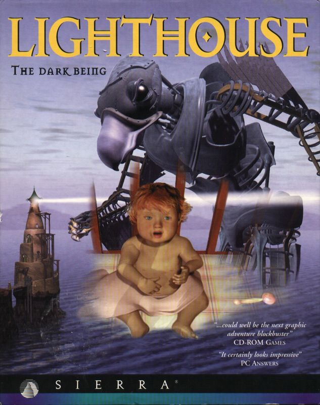 Front Cover for Lighthouse: The Dark Being (DOS and Windows and Windows 3.x)