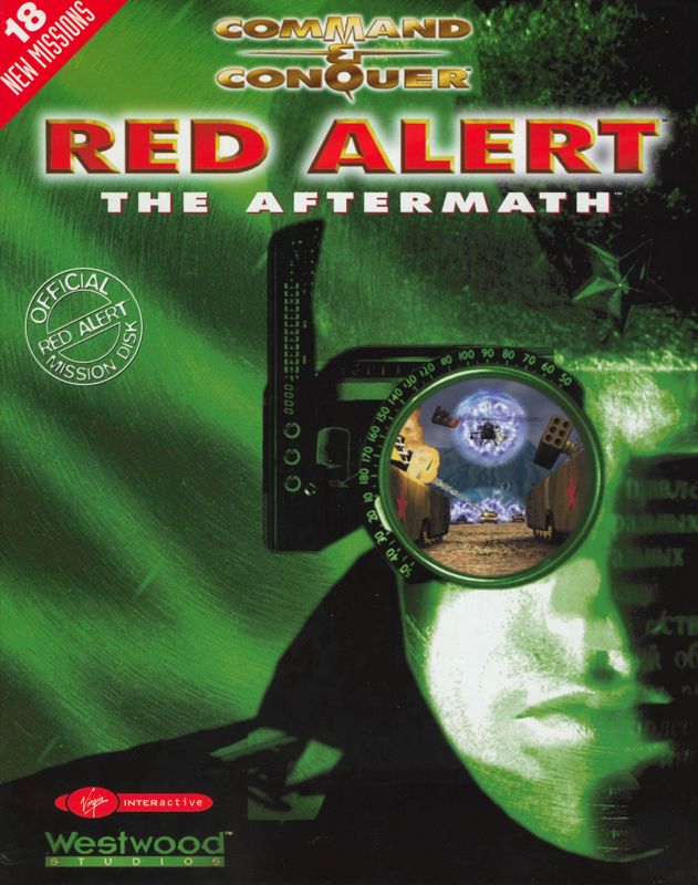 Front Cover for Command & Conquer: Red Alert - The Aftermath (DOS and Windows)