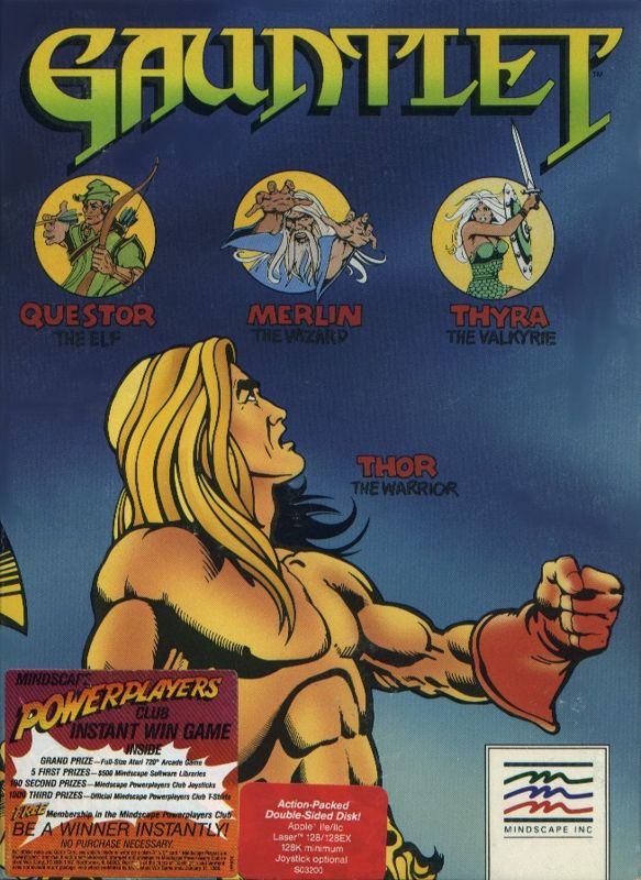 Front Cover for Gauntlet (Apple II)