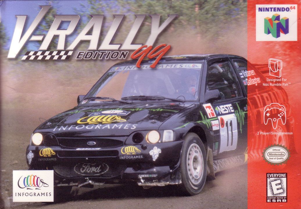 Front Cover for V-Rally: Edition 99 (Nintendo 64)