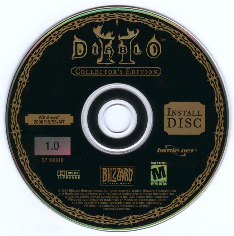 Media for Diablo II (Collector's Edition) (Windows): Disc 1