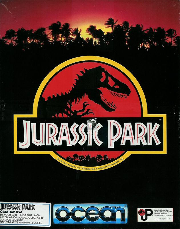 Front Cover for Jurassic Park (Amiga)