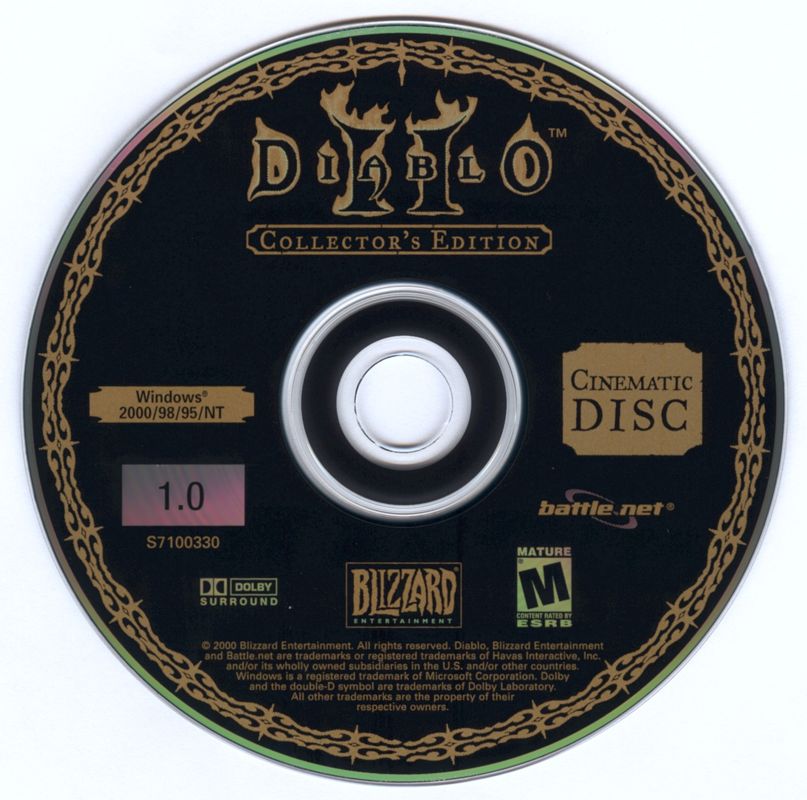 Media for Diablo II (Collector's Edition) (Windows): Disc 3