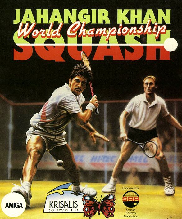 Front Cover for Jahangir Khan World Championship Squash (Amiga)