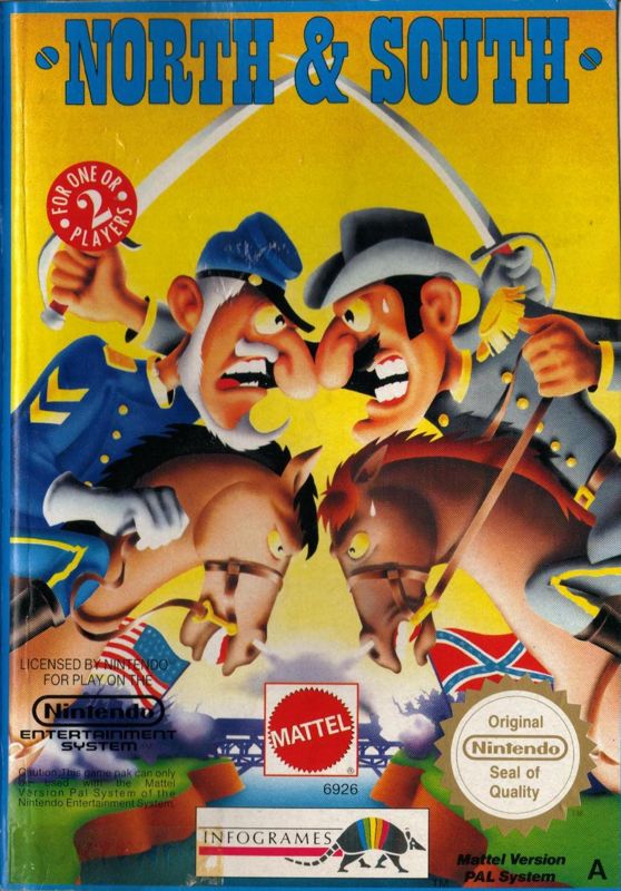 Front Cover for North & South (NES)