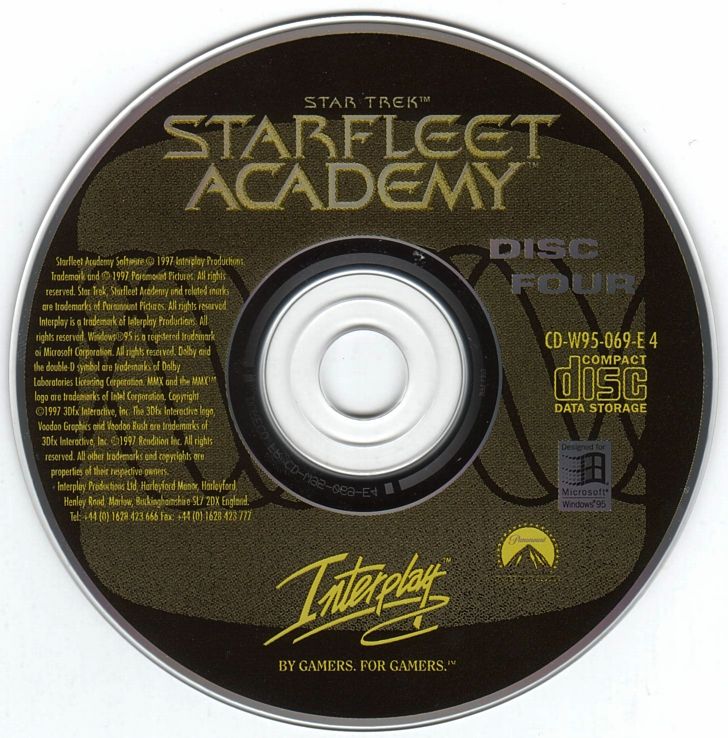 Media for Star Trek: Starfleet Academy (Windows): Disc 4