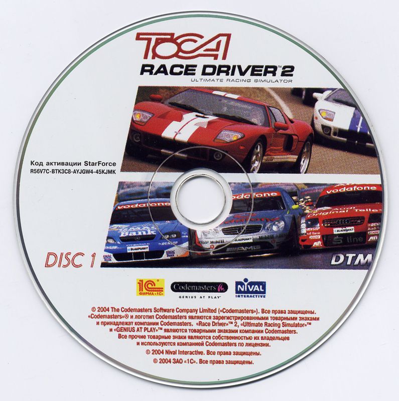 Media for TOCA Race Driver 2 (Windows): Disc 1/4