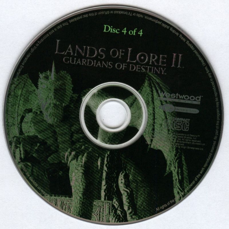 Media for Lands of Lore: Guardians of Destiny (DOS and Windows): Disc 4