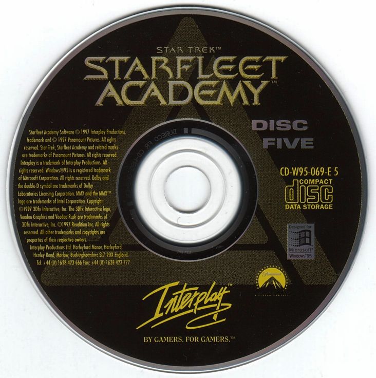 Media for Star Trek: Starfleet Academy (Windows): Disc 5