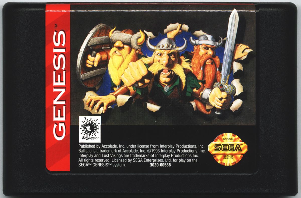 Media for The Lost Vikings (Genesis) (Accolade / Ballistic release)