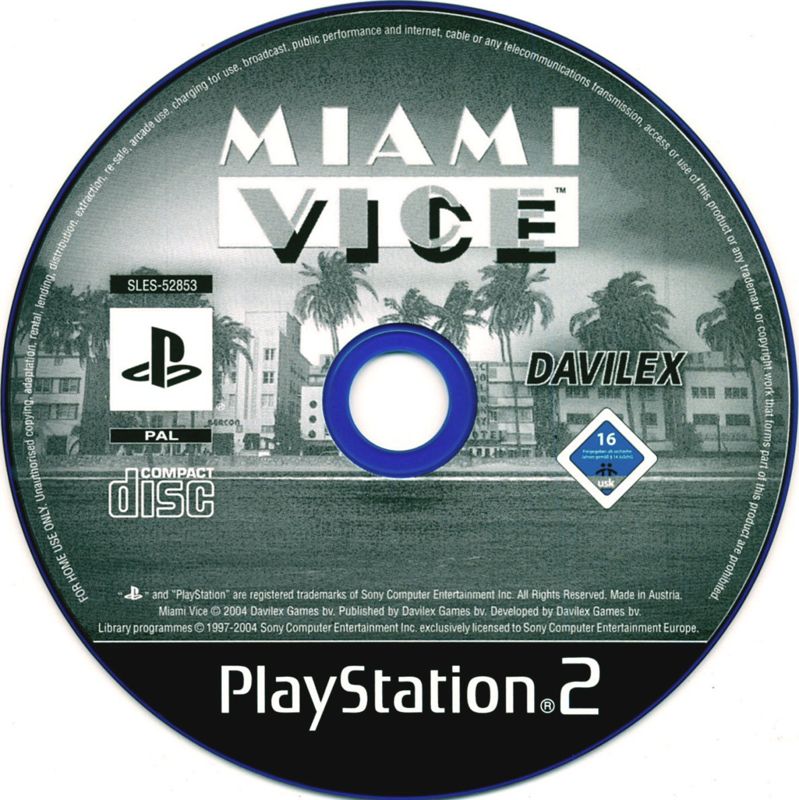 Media for Miami Vice (PlayStation 2)