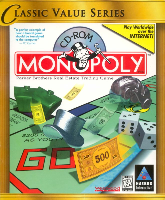 Front Cover for Monopoly (Windows and Windows 3.x) (Classic Value Series)