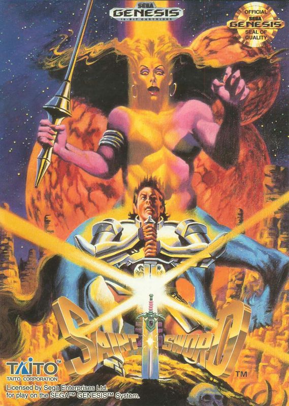 Front Cover for Saint Sword (Genesis)