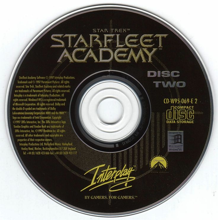 Media for Star Trek: Starfleet Academy (Windows): Disc 2