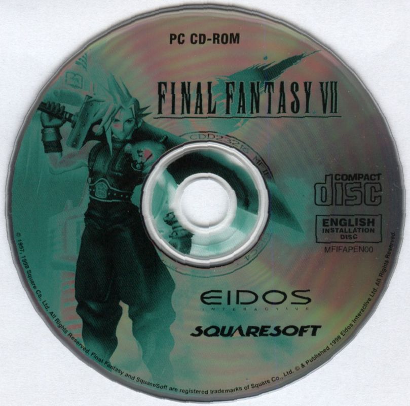 Media for Final Fantasy VII (Windows): 1/4