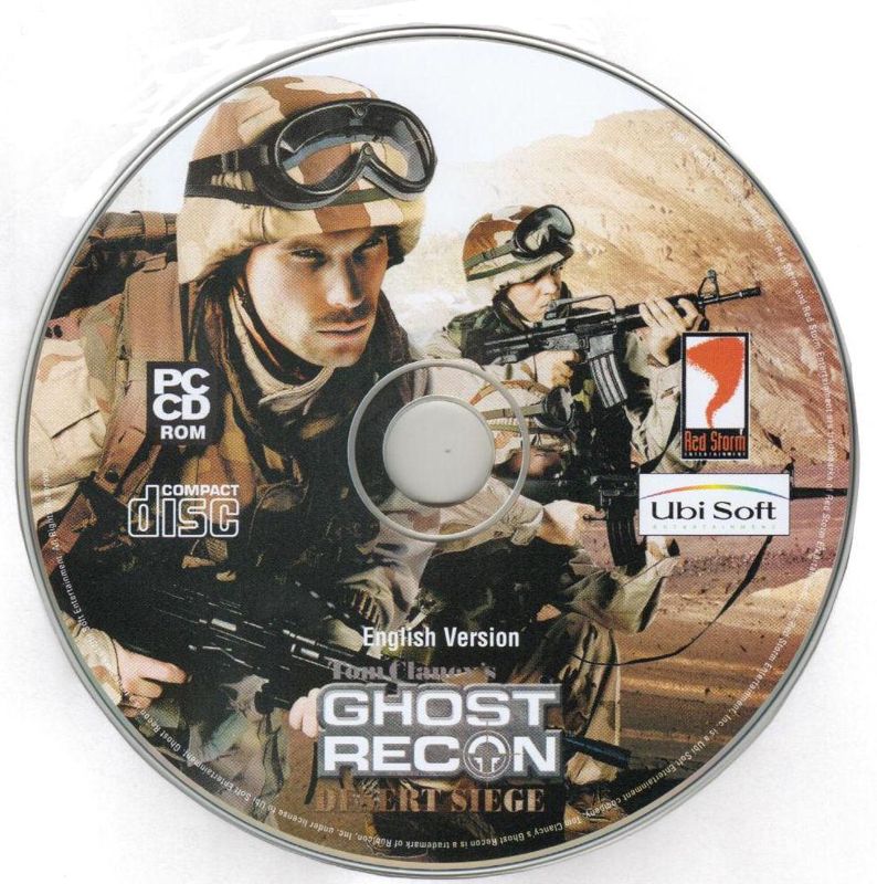 Media for Tom Clancy's Ghost Recon: Gold Edition (Windows) (Ubisoft eXclusive release): Disc - Ghost Recon - Desert Siege