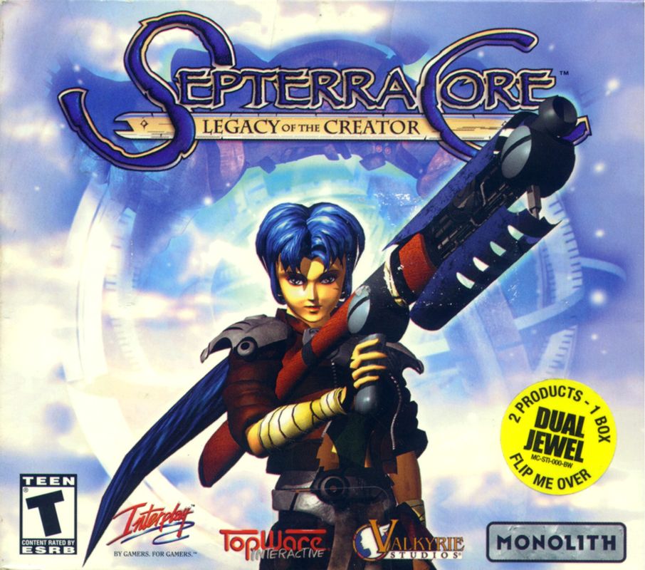 Front Cover for Septerra Core: Legacy of the Creator (Windows) (Interplay Budget "Dual Jewel")