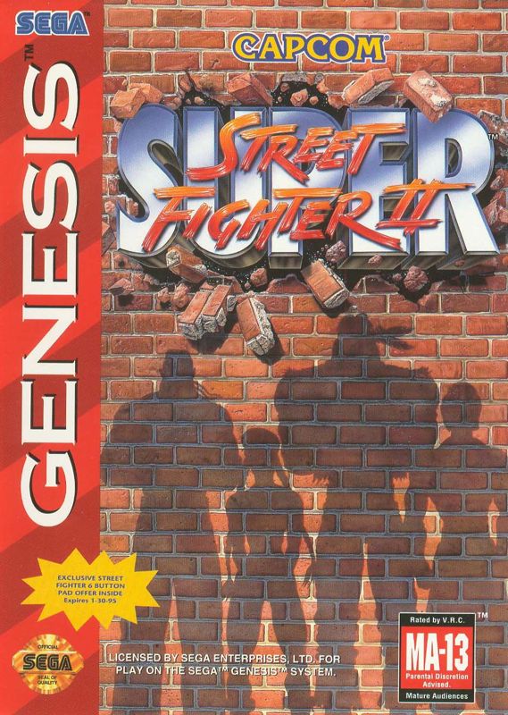 Front Cover for Super Street Fighter II (Genesis)