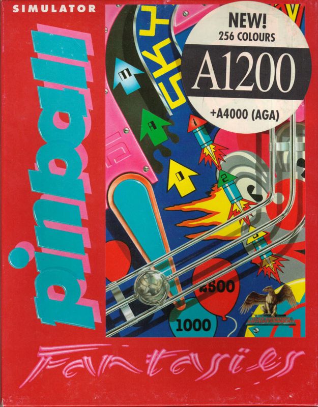 Front Cover for Pinball Fantasies (Amiga) (Amiga 1200 / 4000 AGA version)