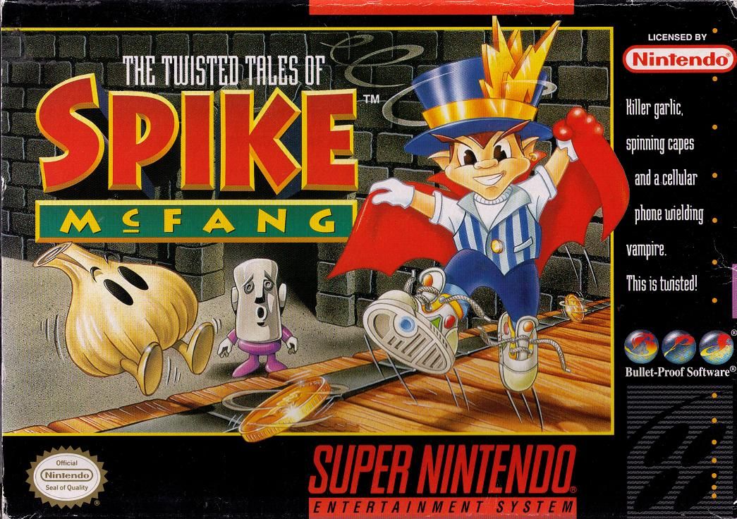 Front Cover for The Twisted Tales of Spike McFang (SNES)