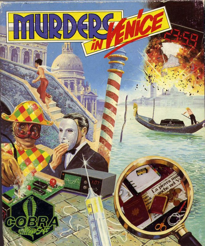 Front Cover for Murders in Venice (DOS)