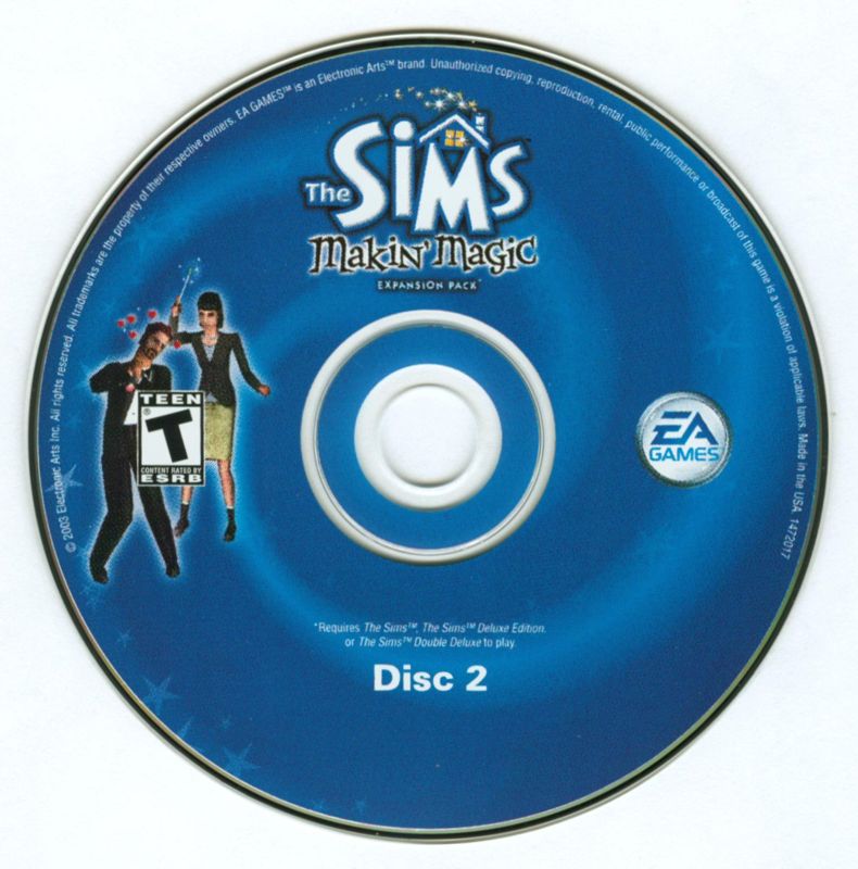 Media for The Sims: Makin' Magic (Windows): Disc 2