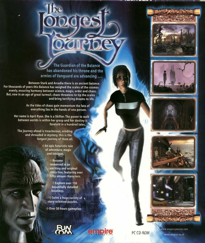 Back Cover for The Longest Journey (Windows)