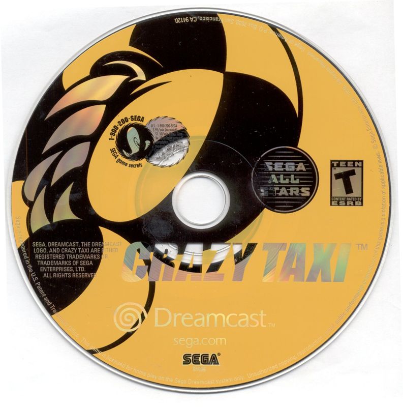 Media for Crazy Taxi (Dreamcast) (Sega All Stars)
