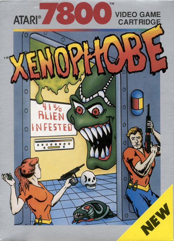 Front Cover for Xenophobe (Atari 7800)